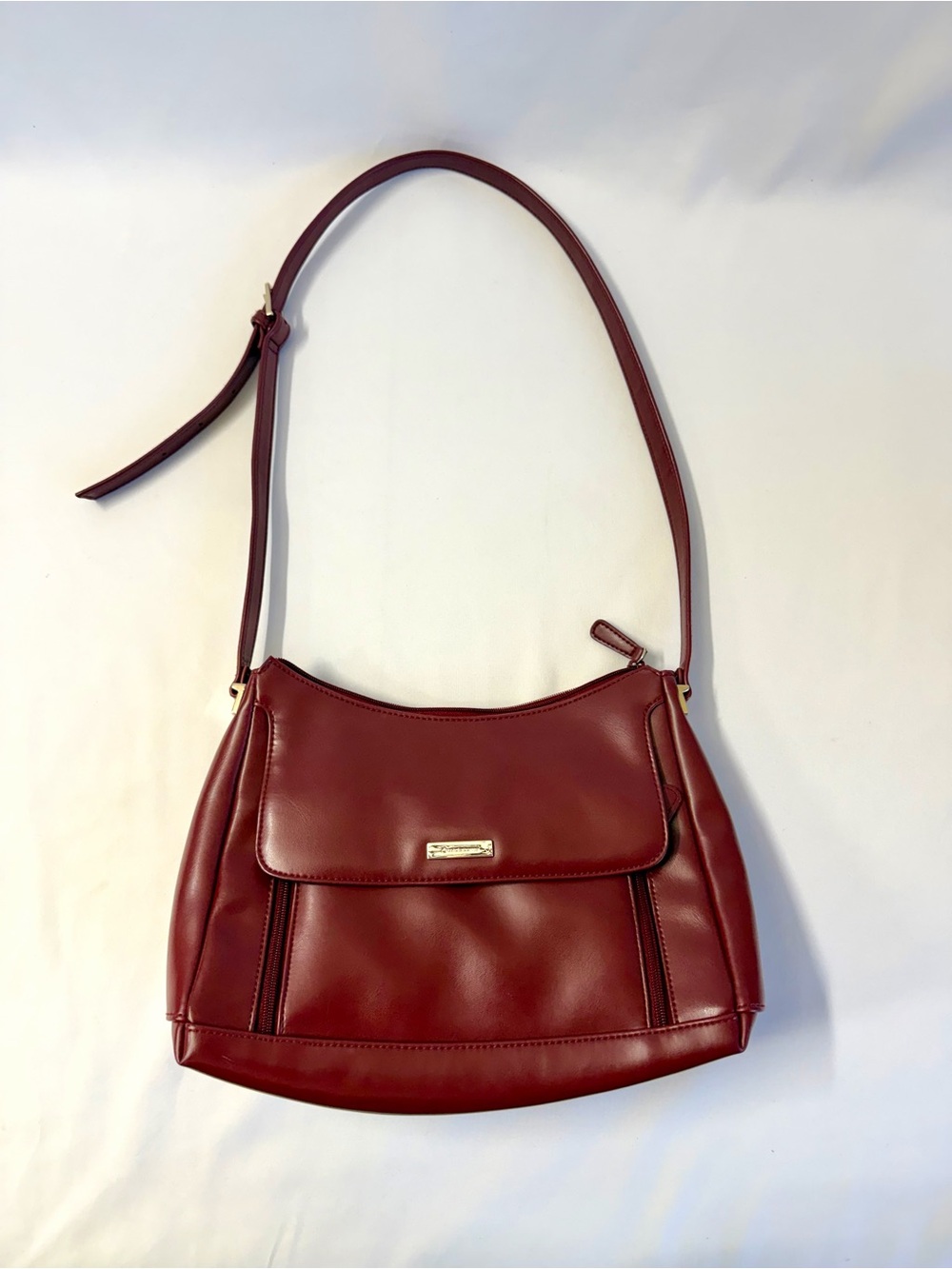 Liz Claiborne Burgundy Red Shoulder Bag